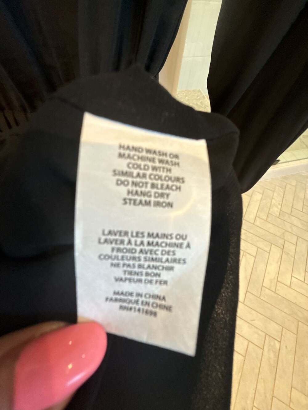 Ramy Brook Black Long-Sleeve Pleated Shirt Dress - Picture 5 of 6